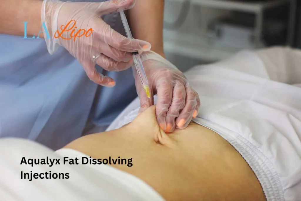 woman having fat dissolving injections South Yorkshire in the stomach