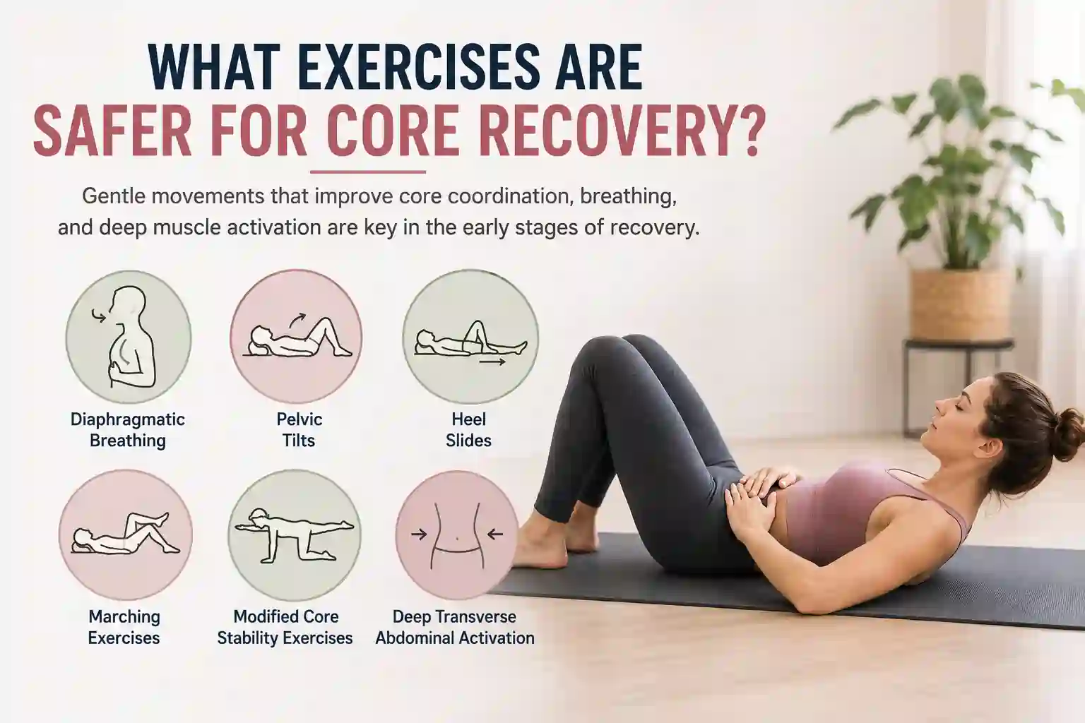 Which exercises may help diastasis recti South Yorkshire?
